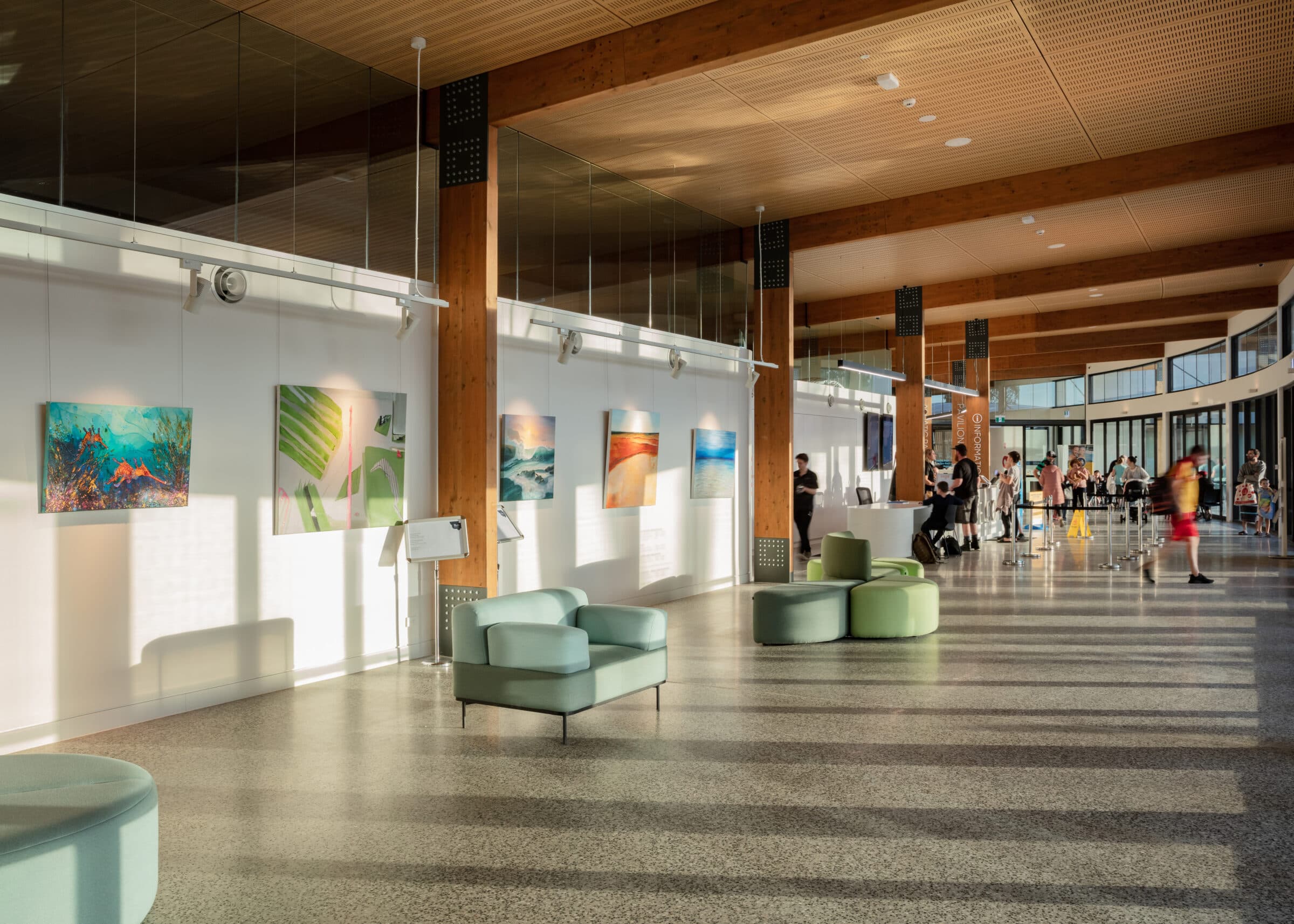 Pavilions lobby